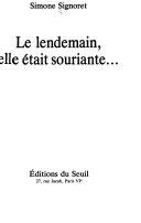 Copertina  Le lendemain, elle était souriante...