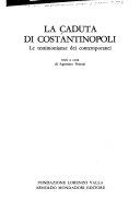 Copertina  La caduta di Costantinopoli