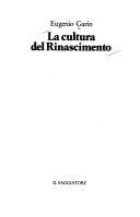 Copertina  La cultura del Rinascimento