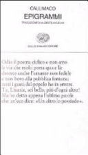 Copertina  Epigrammi /Callimaco ; traduzione di Alceste Angelini         