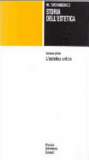 Copertina  1 : L'estetica antica