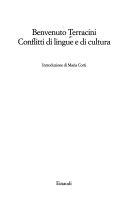 Copertina  Conflitti di lingue e di cultura