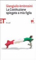 Copertina  La Costituzione spiegata a mia figlia