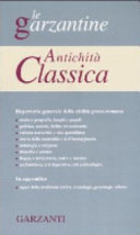 Copertina  Enciclopedia dell'antichita classica