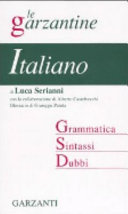Copertina  Italiano : grammatica, sintassi, dubbi