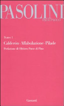 Copertina  Teatro 1 : Calderón, Affabulazione, Pilade