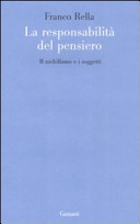 Copertina  La responsabilità del pensiero : il nichilismo e i soggetti