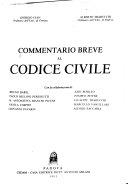 Copertina  Commentario breve al Codice civile. Complemento giurisprudenziale