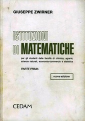 Copertina  Vol. 1 : Istituzioni di matematiche ...