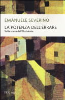 Copertina  La potenza dell'errare : sulla storia dell'Occidente