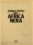 Copertina  Storia e popoli dell'Africa Nera