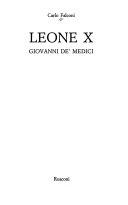 Copertina  Leone X : Giovanni de' Medici