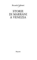 Copertina  Storie di marrani a Venezia