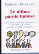 Copertina  Le ultime parole fumose