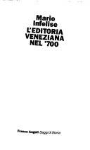 Copertina  L'editoria veneziana nel '700