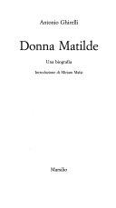 Copertina  Donna Matilde : Una biografia