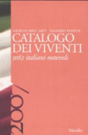 Copertina  Catalogo dei viventi 2007 : 5062 italiani notevoli