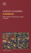 Copertina  Karman : breve trattato sull'azione, la colpa e il gesto