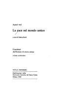 Copertina  La pace nel mondo antico