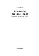 Copertina  Filastrocche per tutto l'anno