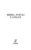 Copertina  Bibbia popoli e lingue