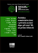 Copertina  Pubblica amministrazione e privatizzazioni dopo gli anni '90, un primo bilancio