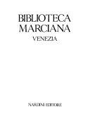Copertina  Biblioteca Marciana Venezia