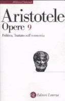 Copertina  Opere: Politica, trattato sull'economia