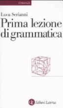Copertina  Prima lezione di grammatica