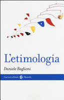 Copertina  L'etimologia
