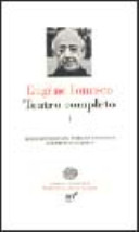 Copertina  1 : Teatro completo