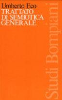 Copertina  Trattato di semiotica generale