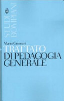 Copertina  Trattato di pedagogia generale