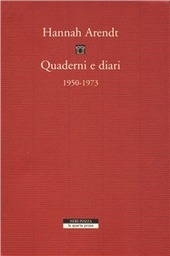 Copertina  Quaderni e diari, 1950-1973