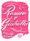 Copertina  Romeo e Giulietta