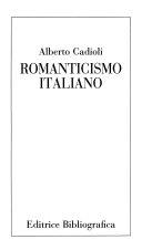 Copertina  Romanticismo italiano