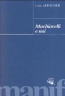 Copertina  Machiavelli e noi