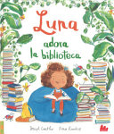 copertina Luna adora la biblioteca